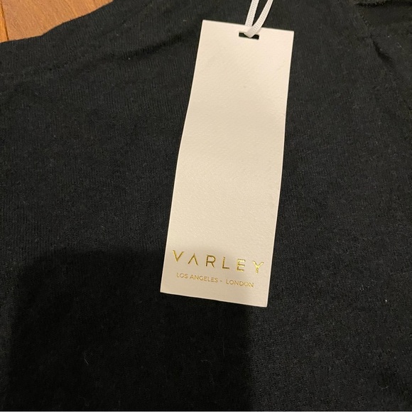 NWT Varley Cold-Shoulder and Open Back Soft Sweater - Picture 6 of 8